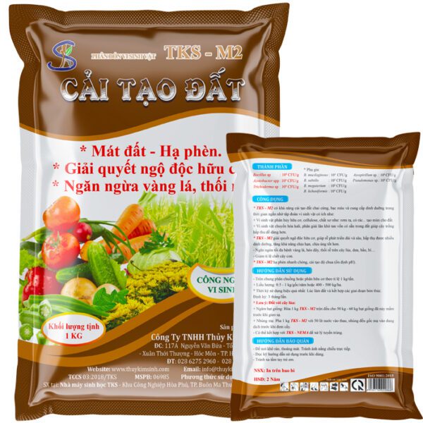 Phân Bón Cải Tạo Đất TKS M2: Hạ Phèn, Mát Đất Ngăn Thối Rễ