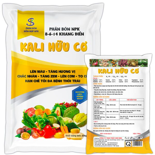 Phân Bón NPK Hữu Cơ TKS: Trái To, Chắc Nhân, Chất Lượng Cao