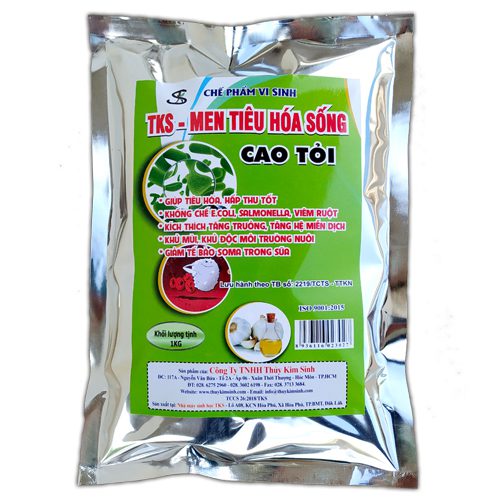 Chế Phẩm Vi Sinh Tiêu Hóa TKS - Men Tiêu Hóa Sống Cho Gia Súc, Gia Cầm