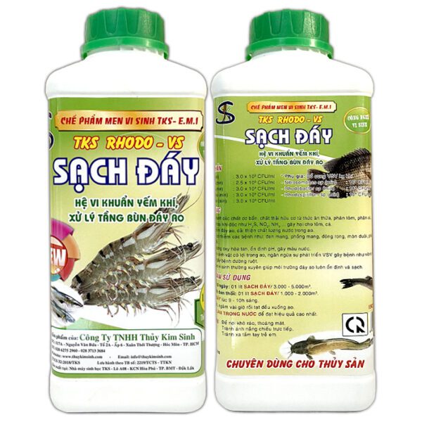 MEN VI SINH XỬ LÝ TẦNG BÙN ĐÁY AO ( TKS - SẠCH ĐÁY )