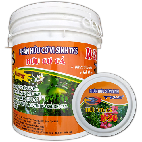 Phân Hữu Cơ Vi Sinh Cá TKS: Tăng Phì Nhiêu Đất, Kích Rễ