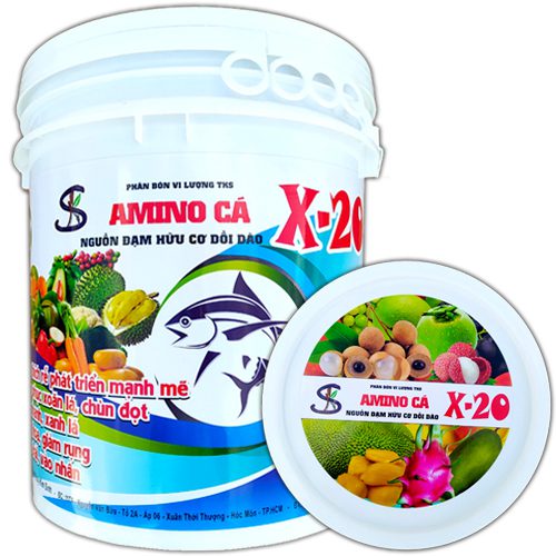 Đạm cá Amino X-20 bổ sung vi lượng dạng chelate