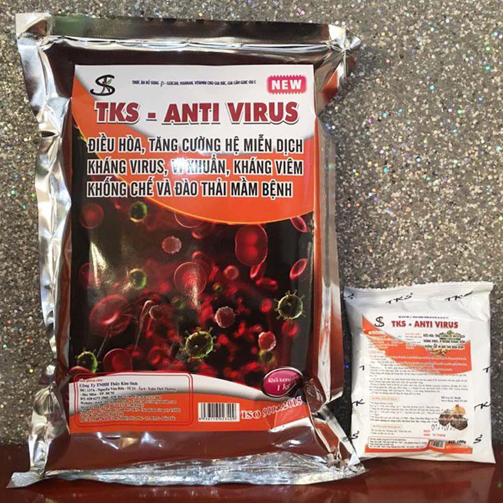 THỨC ĂN BỔ SUNG TKS – ANTI VIRUS ( GÓI 1KG )