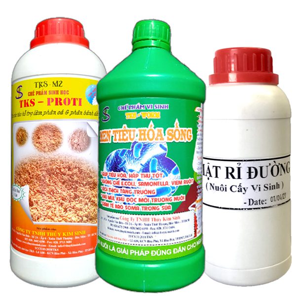 Men vi sinh Ủ Cá làm Thức Ăn Chăn Nuôi