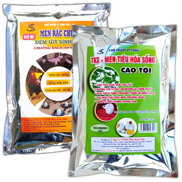 Men Rắc Chuồng Và Men Sống Cao Tỏi: Khử mùi chuồng trại, tiêu hóa tốt