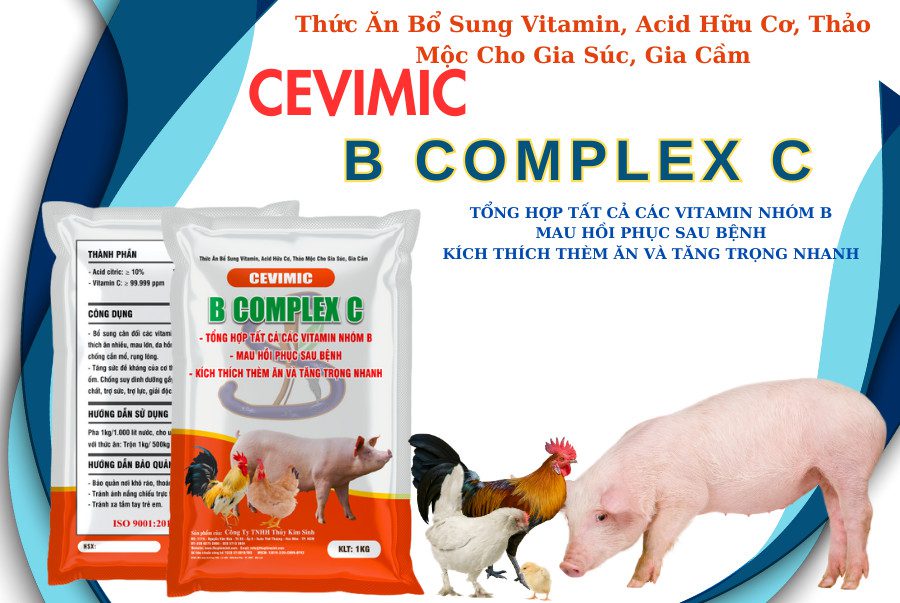Bổ sung Vitamin B Complex C cho gà (CEVIMIC) Vitamin tổng hợp - Ảnh 4