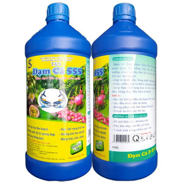 Phân bón lá Trung Vi Lượng Đạm Cá 555 giàu Đạm Cá Hữu Cơ