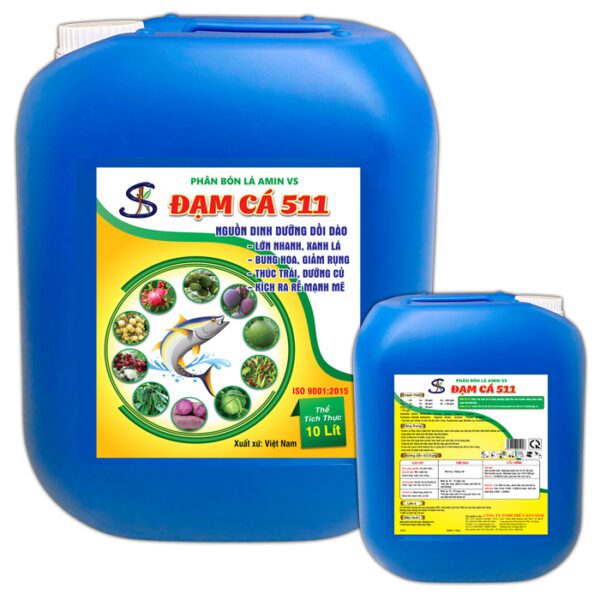 Đạm cá Amino 511: Kích Rễ, Bung Hoa, Giảm Rụng, Thúc Trái