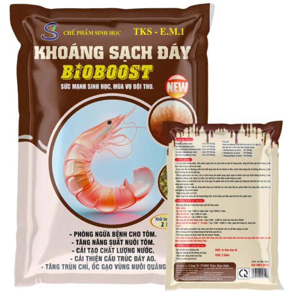 Chế Phẩm EM BIOBOOST Khoáng Sạch Đáy Làm Trong Nước Ao Hồ