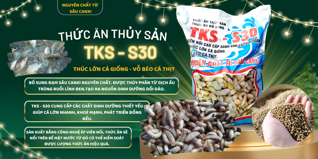 Thức Ăn Cho Cá, Thủy Sản Dạng Viên Nổi (TKS - S30)